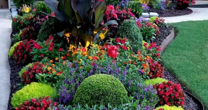 48 Eye-Catching Flower Beds Landscaping Ideas