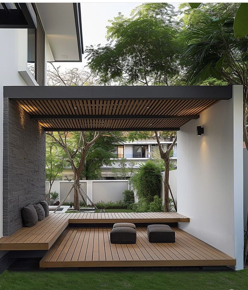 20 Attached Pergola Ideas to Transform Your House’s Look