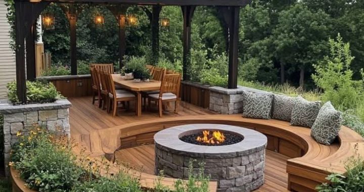 20 Creative Fire Pit Designs for a Cozy Backyard Retreat
