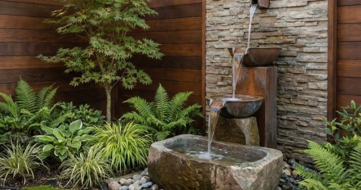 20 Stunning Fountain Ideas for a Peaceful Backyard Retreat
