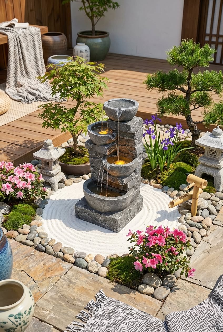 21 Beautiful Fountain Ideas to Transform Your Backyard