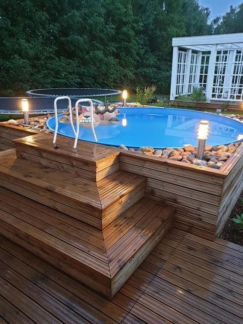 Circular Pools Above The Ground