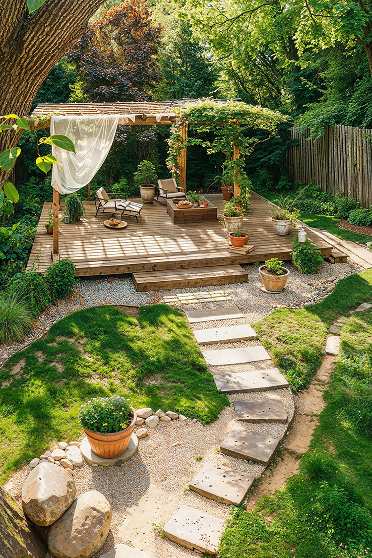 22 Stunning Deck Ideas with Gazebos And Pergolas